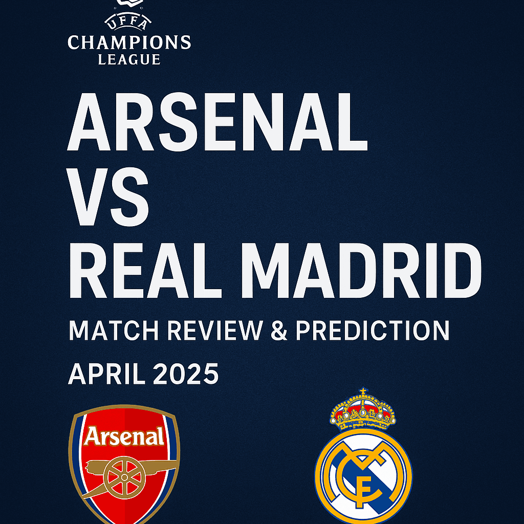 Arsenal vs Real Madrid April 2025 Champions League Showdown
