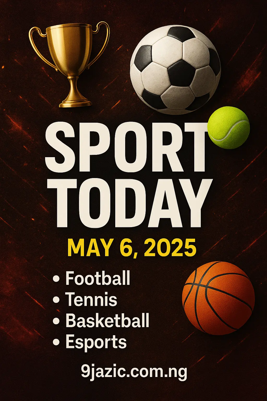 🏆 Sport Today – May 6, 2025: Top Football, Tennis, Basketball & Esports Highlights