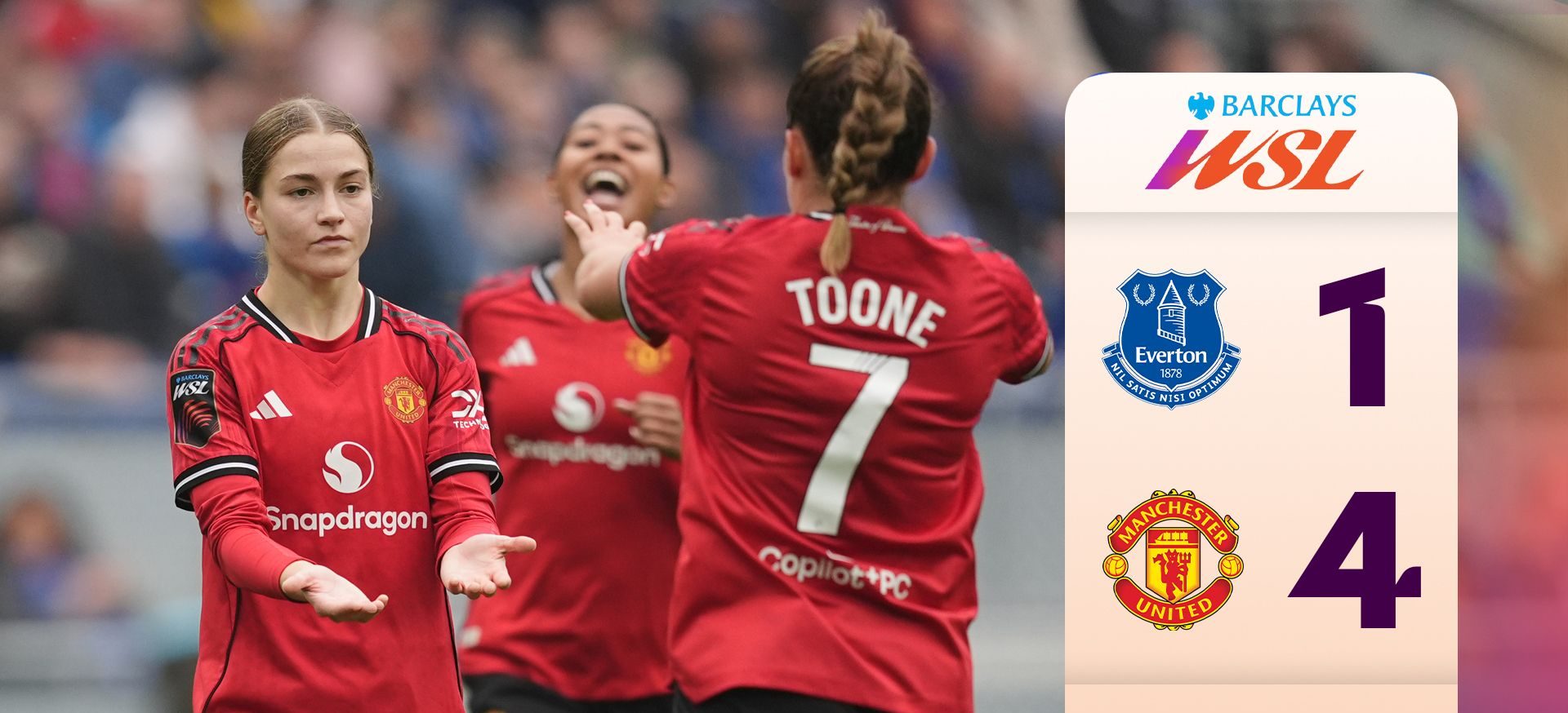 Man Utd complete comeback to take three points at Everton