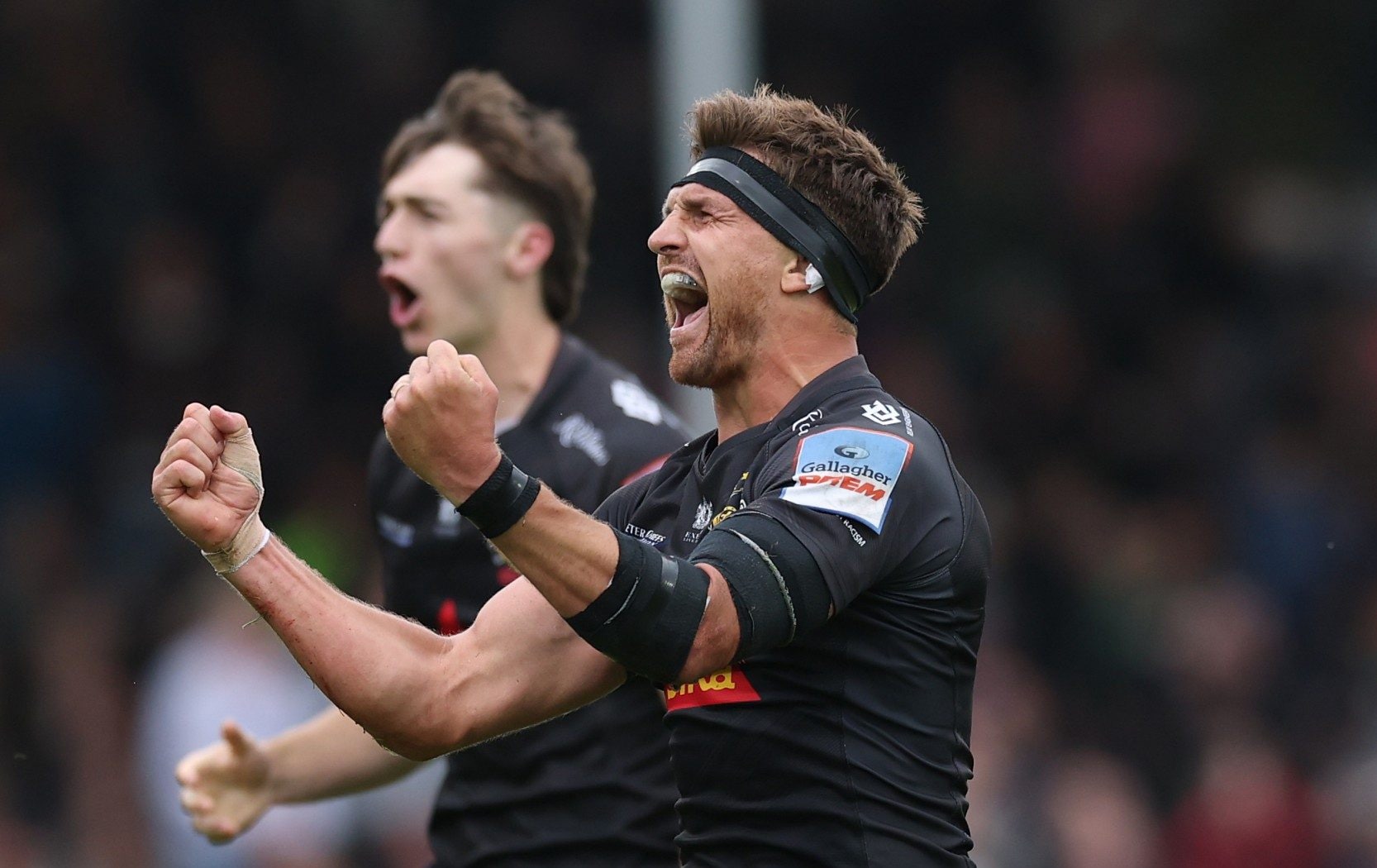 Henry Slade leads Exeter into new era and brings an end to Mark McCall’s Saracens reign
