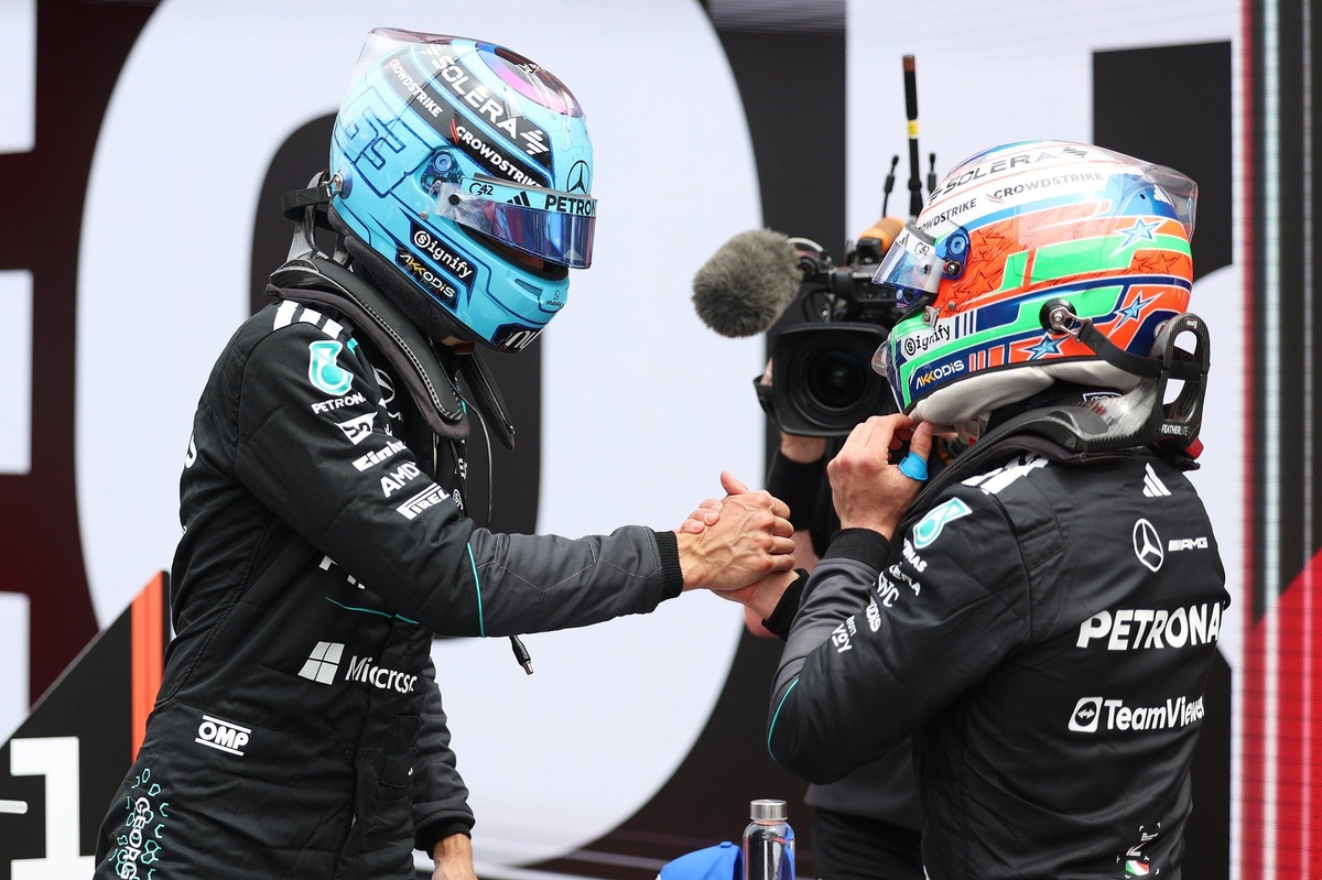 Kimi Antonelli brushes off George Russell F1 title pressure: 'How can it be mine to lose?'